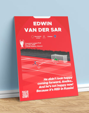 Edwin Van Der Sar Penalty Save vs Chelsea (07/08)